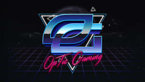 Optic Gaming Logo Retro Style Wallpaper