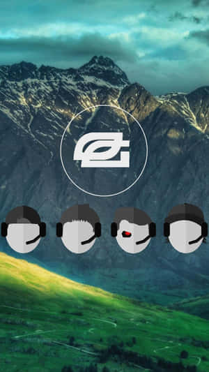 Optic Gaming Mountain Backdrop Wallpaper Wallpaper