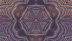 Optical Illusion Pattern In Black And White Spirals Wallpaper