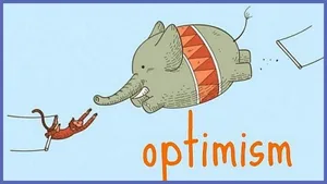 Optimistic Animals On Trapeze Wallpaper
