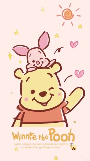 Optimistic, Honest, And Considerate Pooh Wallpaper