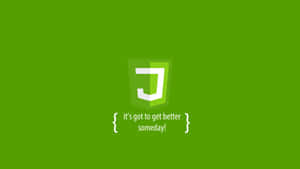 Optimistic Javascript Quote Wallpaper