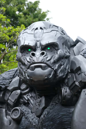 Optimus Primal Statue Closeup Wallpaper