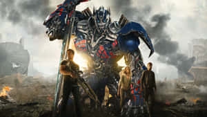 Optimus Prime And Allies Wallpaper