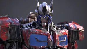 Optimus Prime Close Up Wallpaper
