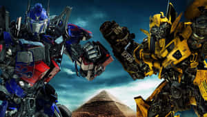 Optimus Prime Face Bumblebee Egypt Wallpaper