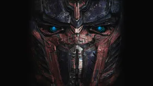 Optimus Prime Face Closeup Wallpaper