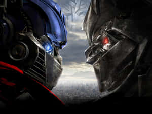 Optimus Prime Face To Face Megatron Wallpaper