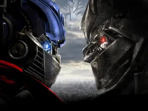 Optimus Prime Face To Face Megatron Wallpaper