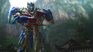 Optimus Prime Heroic Stance Wallpaper