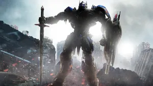 Optimus Prime Heroic Stance Wallpaper
