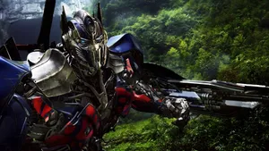 Optimus Prime In Action Wallpaper