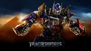 Optimus Prime In Action Wallpaper