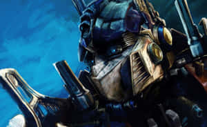 Optimus Prime, Leader Of The Autobots Wallpaper