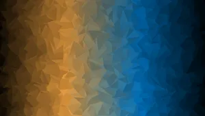 Orange And Blue Polygonal Background Color Wallpaper