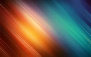 Orange And Teal Light Rays Wallpaper