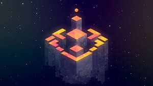 Orange And Yellow Maze Cool Minecraft Wallpaper