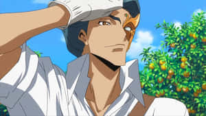 Orange Farm Salute Anime Character Wallpaper