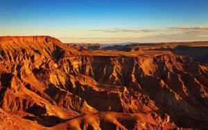 Orange Fish River Canyon Wallpaper