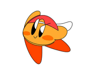 Orange Kirby Random Pfp Wallpaper
