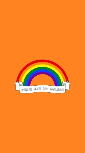 Orange Lgbt Iphone Wallpaper