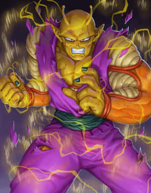 Orange Piccolo Power Up Artwork Wallpaper