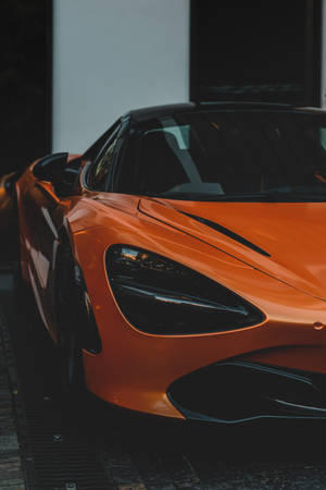 Orange Super Car Wallpaper