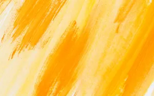 Orange Yellow Brushstrokes Presentation Wallpaper