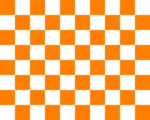 Orangeand White Checkerboard Pattern Wallpaper