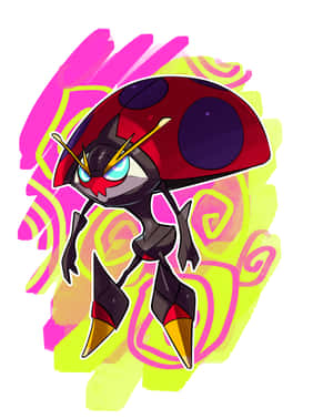 Orbeetle On Colorful Background Wallpaper