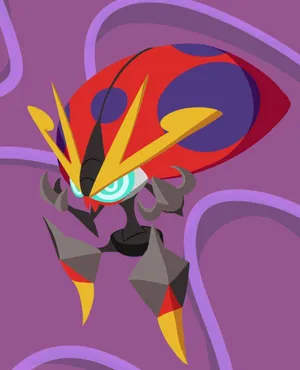 Orbeetle Pyschic Bug Pokémon Wallpaper