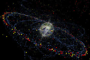 Orbiting Space Debris Wallpaper