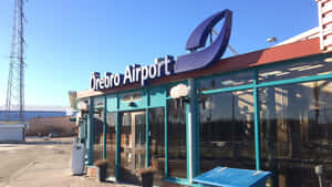 Orebro Airport Entrance Sweden Wallpaper