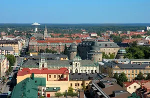 Orebro Cityscape Sweden Wallpaper