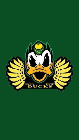 Oregon Ducks Football Team In Action Wallpaper