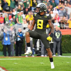 Oregon Football Player Celebration Wallpaper