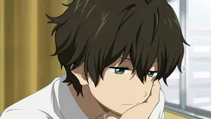 Oreki Houtarou Bored Wallpaper