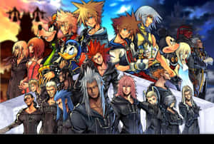 Organization Xiii Members In Kingdom Hearts Wallpaper