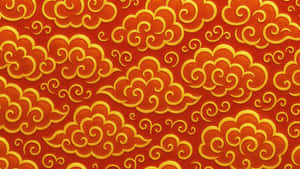 Oriental Cloud Pattern Wallpaper