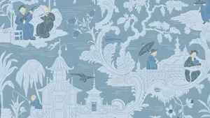 Oriental Pattern Design Wallpaper