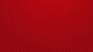 Oriental Red Pattern Texture Wallpaper