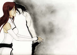 Orihime Inoue In A Floral Dress Wallpaper