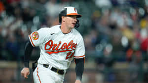 Orioles Player Action Shot Wallpaper