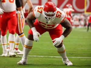 Orlando Brown Jr. Kansas City Chiefs Offensive Tackle Wallpaper