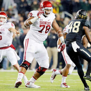 Orlando Brown Jr. Oklahoma Sooners Player Wallpaper