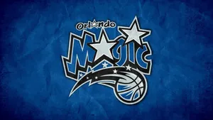 Orlando Magic Franchise Logo In Blue Wallpaper