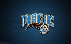 Orlando Magic In Blue Wood Texture Wallpaper