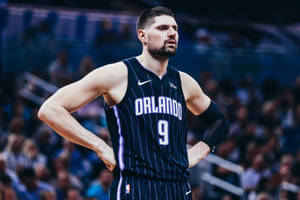 Orlando Magic Nikola Vucevic Free Throw Shoot Wallpaper