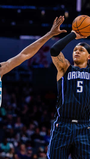 Orlando Magic Player Action Shot Wallpaper