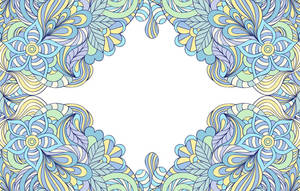 Ornament Paisley Paint In White Wallpaper